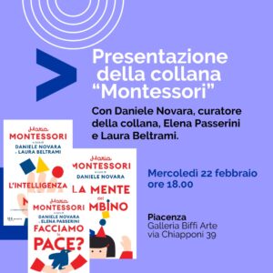 Presentazione della nuova collana di libri Montessori curata da Daniele Novara