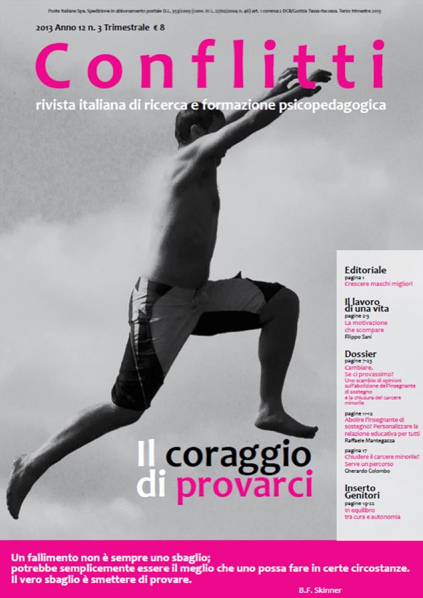 Copertina Conflitti n.3-12, 2013
