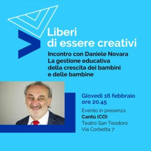 Daniele Novara incontra i genitori a Cantù giovedì 16 febbraio 2023