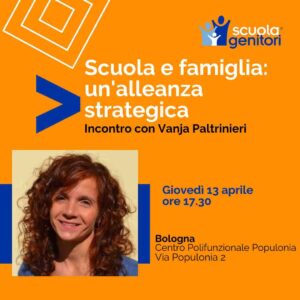 Vanja alla Scuola Genitori di Bologna, giovedì 13 aprile 2023
