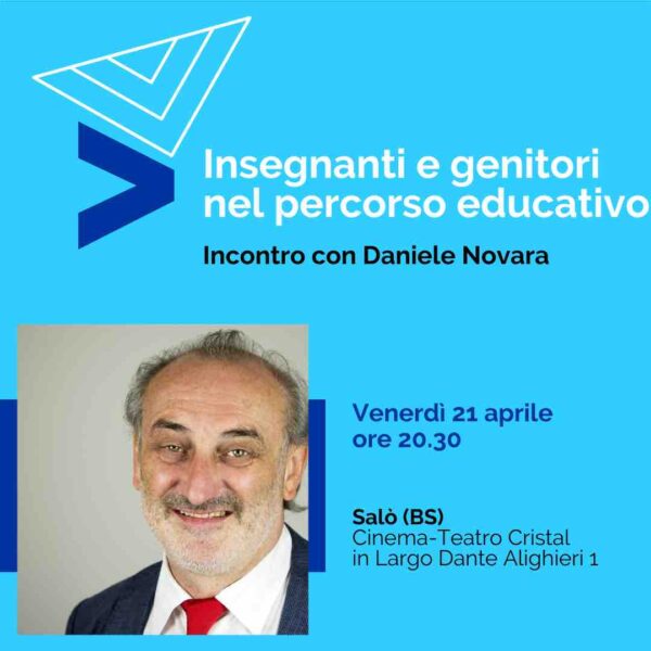 Incontro con Daniele Novara a Salò (BS) venerdì 21 aprile 2023
