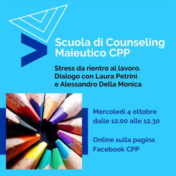 Diretta online della Scuola di Counseling Maieutico diretta da Daniele Novara, con Laura Petrini, responsabile della scuola insieme agli allievi e diplomati.