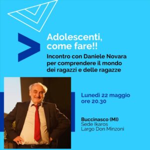 Daniele Novara a Buccinasco (MI), lunedì 22 maggio 2023