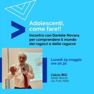 Incontro con Daniele Novara a Calcio (BG), lunedì 29 maggio 2023