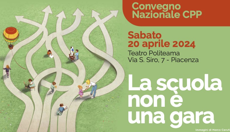 La scuola non è una gara. Convegno CPP 2024 a Piacenza