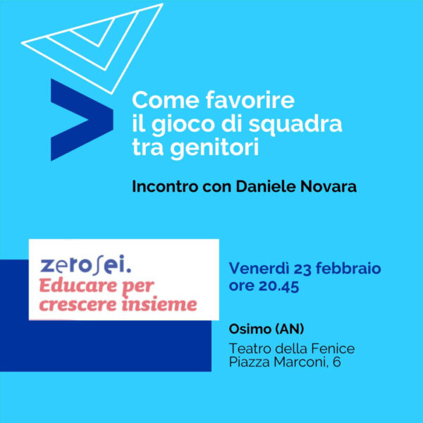 Daniele Novara interviene a Osimo (AN) venerdì 23 febbraio 2024