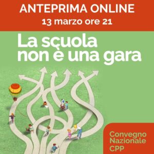 Presentazione in diretta online con Daniele Novara e Alex Corlazzoli, convegno CPP 2024 "La scuola non è una gara"