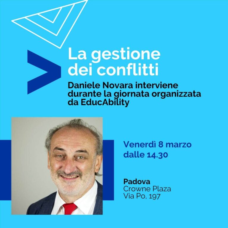 Daniele Novara a Padova per Educability 8 marzo 2024