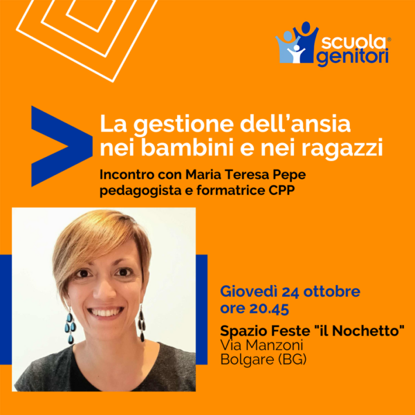 La gestione dell'ansia nei bambini e nei ragazzi