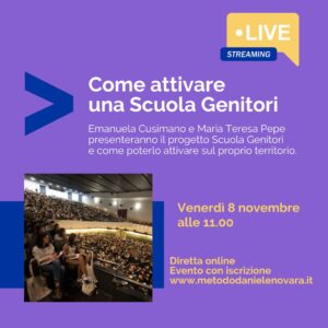 Presentazione progetto Scuola Genitori