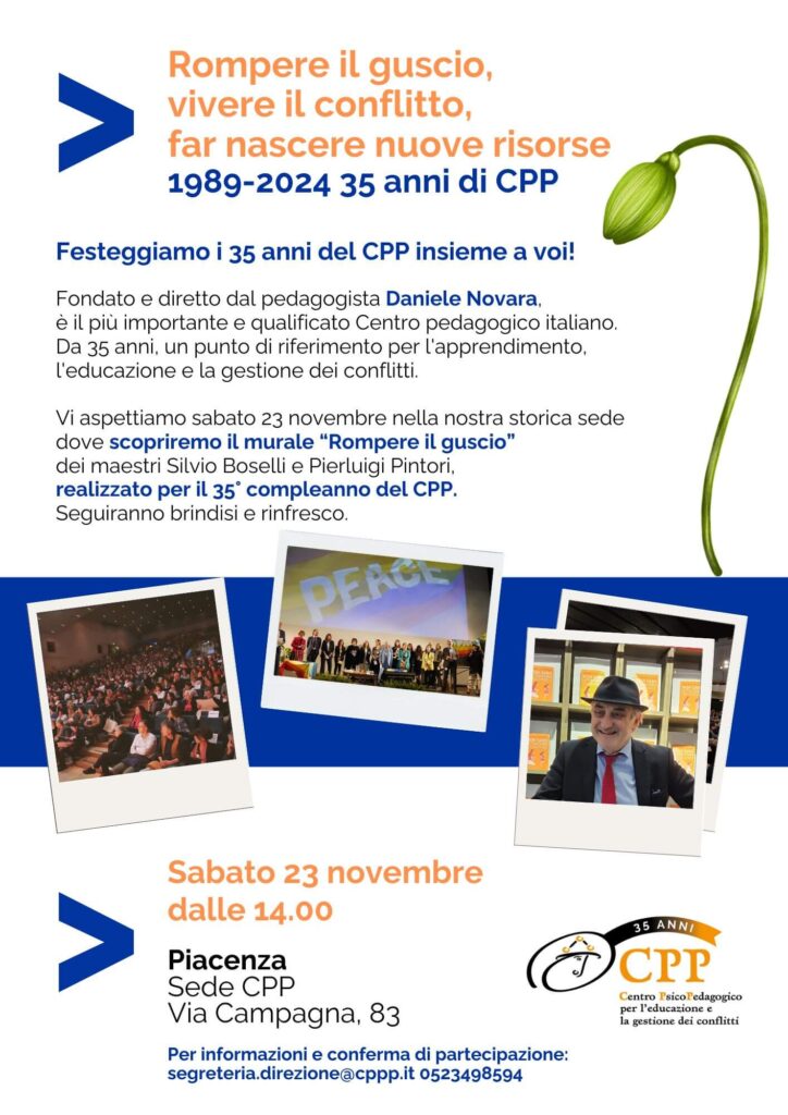 35 anni CPP, 23 novembre 2024 a Piacenza