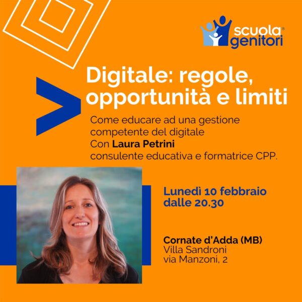 Scuola Genitori Cornate d'Adda 2025 con Laura Petrini e Maria Teresa Pepe