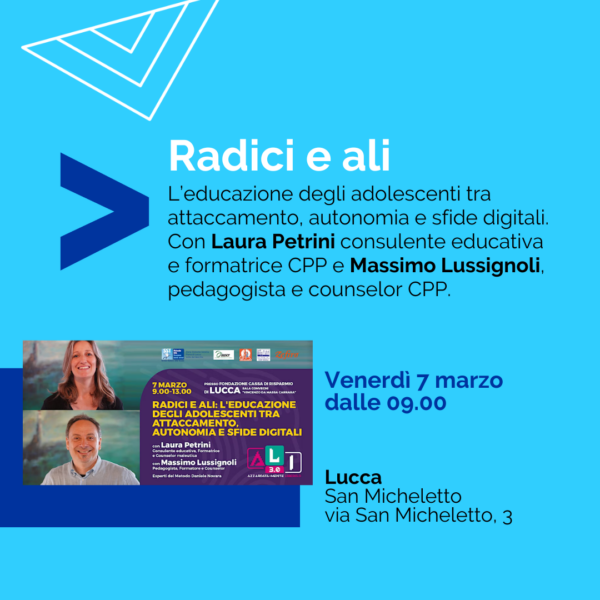 Evento sugli adolescenti con Massimo Lussignoli e Laura Petrini