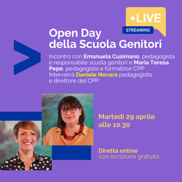Open Day Online della nostra Scuola Genitori