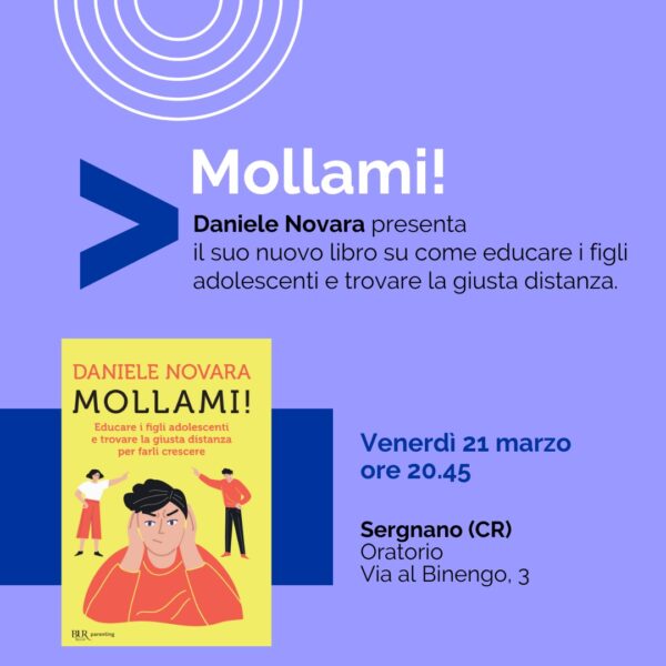 Daniele Novara a Sergnano (CR) 21 marzo