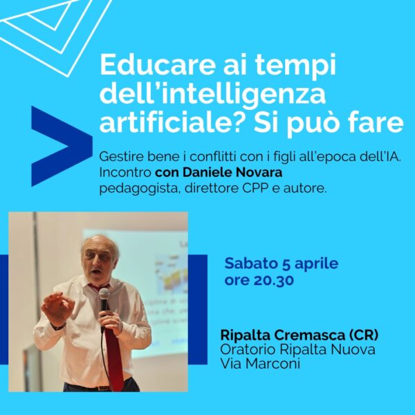 Daniele Novara a Ripalta Cremasca (CR) 5 aprile 2025