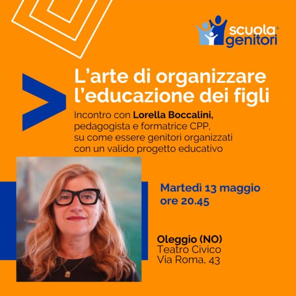 Incontro con Lorella Boccalini a Oleggio (NO), 13 maggio 2025