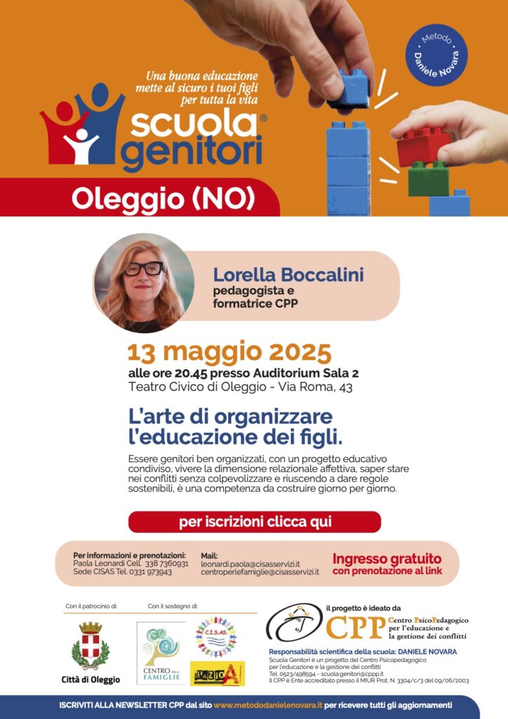 Incontro con Lorella Boccalini a Oleggio (NO), 13 maggio 2025
