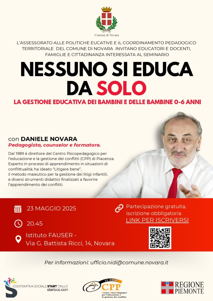 Incontro con Daniele Novara a Novara