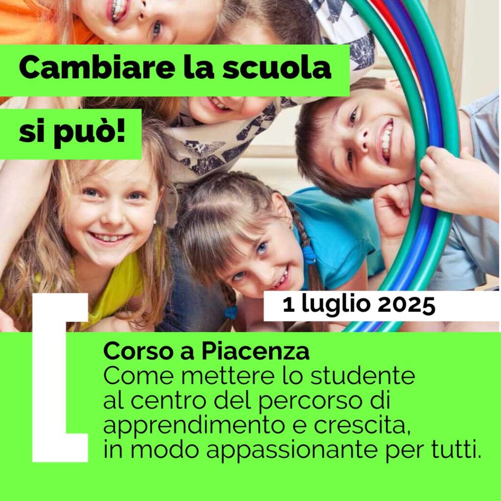 Corso per insegnanti "Cambiare la scuola si può"