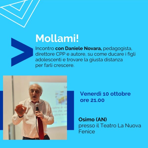 Daniele Novara a Osimo 10 ottobre 2025