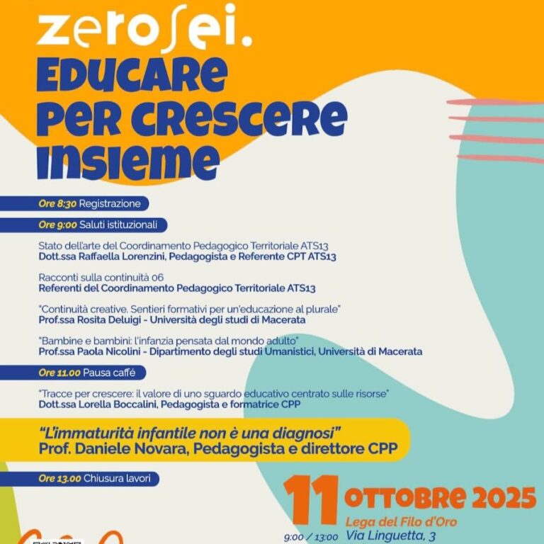 Daniele Novara a Osimo (AN) 11 ottobre 2025