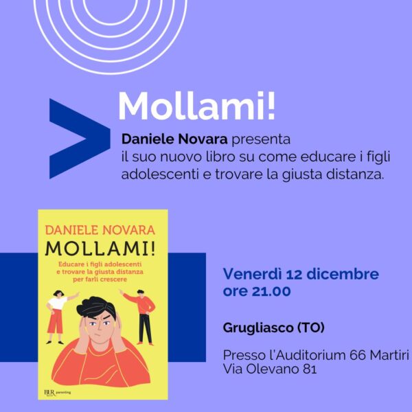 Daniele Novara a Grugliasco (TO), venerdì 12 dicembre 2025