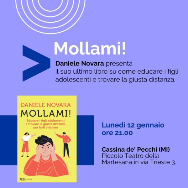 Daniele Novara a Cassina de Pecchi (MI) presenta il suo ultimo libro "Mollami", 12 gennaio 2026
