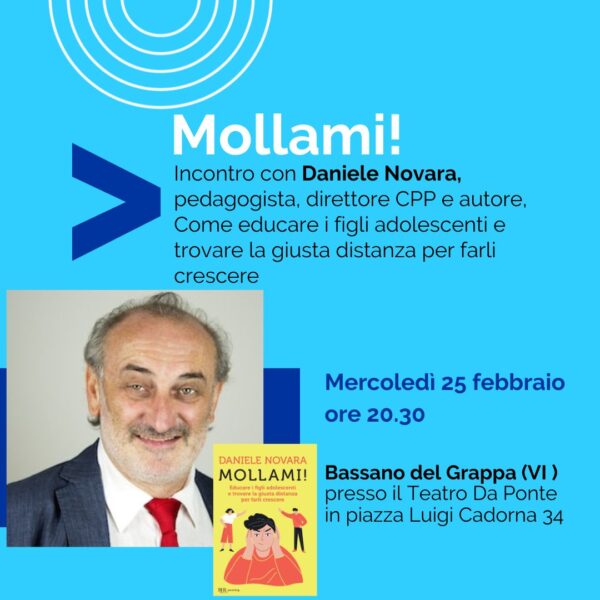 Scuola per Genitori a Bassano del Grappa con Daniele Novara, 25 febbraio 2026