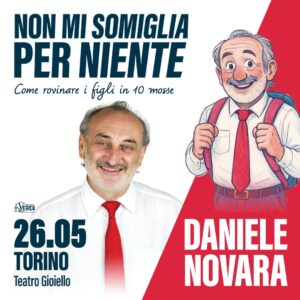Daniele Novara, Teatro a Torino 26 maggio 2026