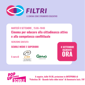 Cinema per educare alla cittadinanza attiva e alla competenza conflittuale