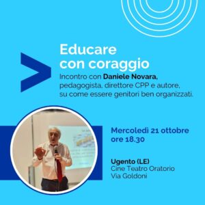 Daniele Novara a Ugento (LE), mercoledì 21 ottobre 2026